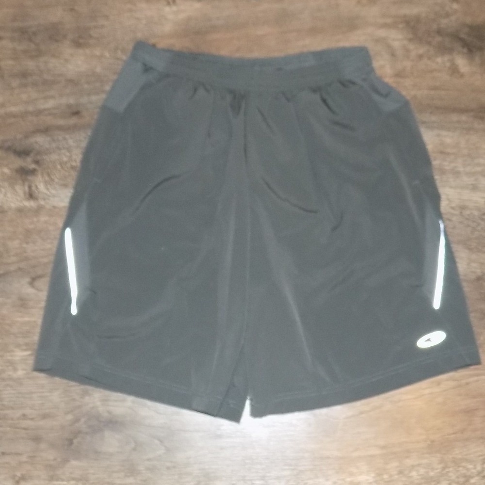 C9 Champion Duo Dry Running Shorts Mens Medium Gray Excellent Zipper Pocket